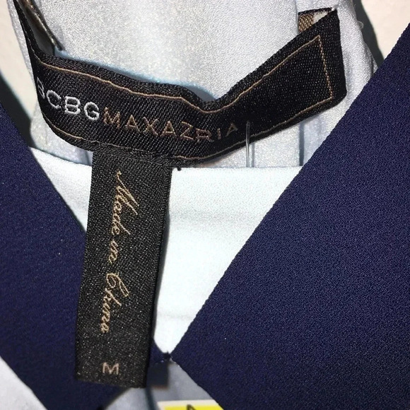 BCBGMaxAzria Aaila Pale Blue Halter Dress Sz Med - Picture 6 of 7